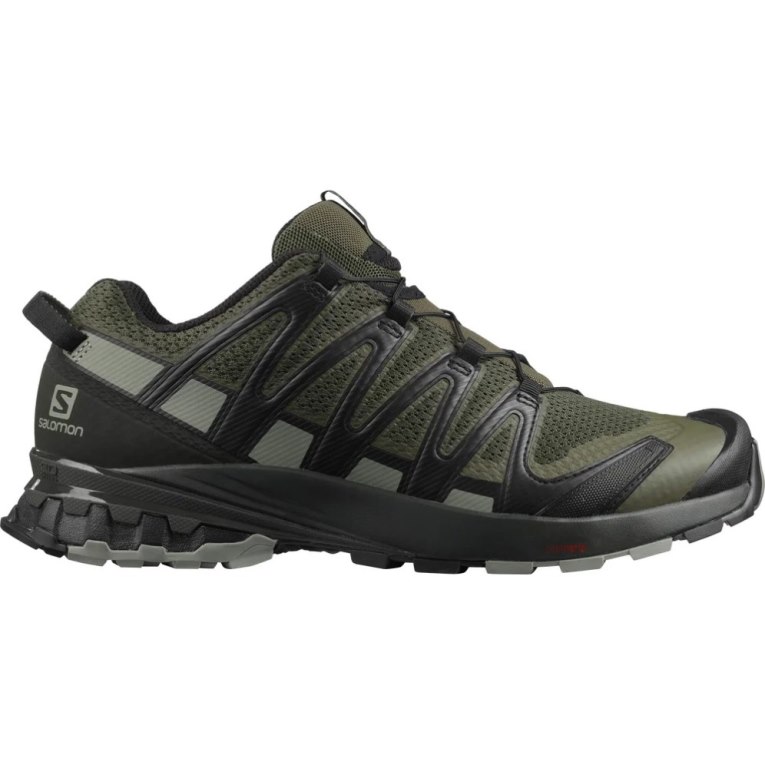 Tenis Para Trail Running Salomon Xa Pro 3d V8 Hombre Verde Oliva Negros | MX IECS523